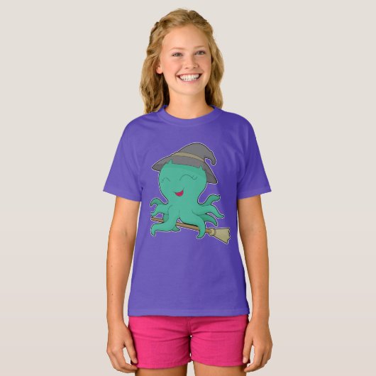 octopus-halloweenheks t-shirt (Voorkant volledig)