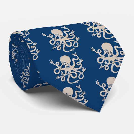 Octopus Hands Stropdas (Opgerold)