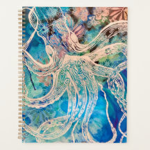 Octopus Hard Cover Planner 2024