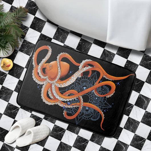 Octopus Henna Badmat