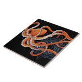Octopus Henna Tegeltje (Zijkant)