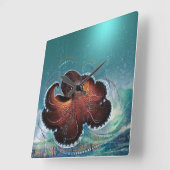 OCTOPUS - Horloge murale (Angle)