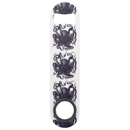  Octopus Illustratie Speed Flessenopener (Voorkant)