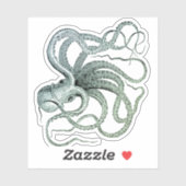  Octopus Illustratie Sticker (Vel)