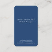 Octopus Illustratie Visitekaartje (Achterkant)