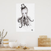 Octopus in een Pet Poster (Keuken)