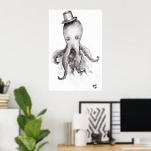 Octopus in een Pet Poster (Thuiskantoor)