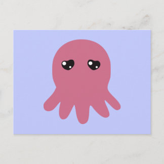 Octopus in Liefde Briefkaart