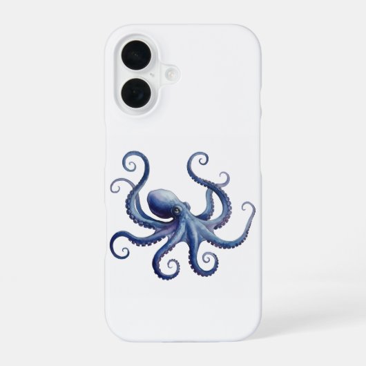 octopus iPhone 16 hoesje (Achterkant)