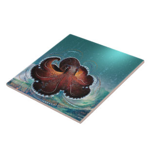 OCTOPUS - keramische Tegel Tegeltje