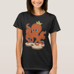 Octopus King Crown T-shirt