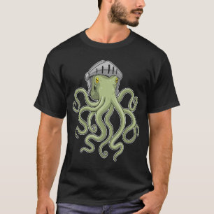 Octopus Knight Helmet T-shirt