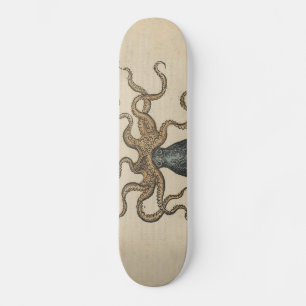 Octopus Kraken Antiek Kust Mariene Wilde Dieren Skateboard