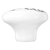 octopus | Kraken | Cthulhu Keramische Knop (Zijkant)