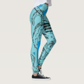 Octopus Kraken Leggins Leggings (Rechts)