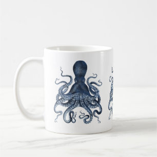 Octopus Kraken Nautical Ocean Zee Marine Koffiemok