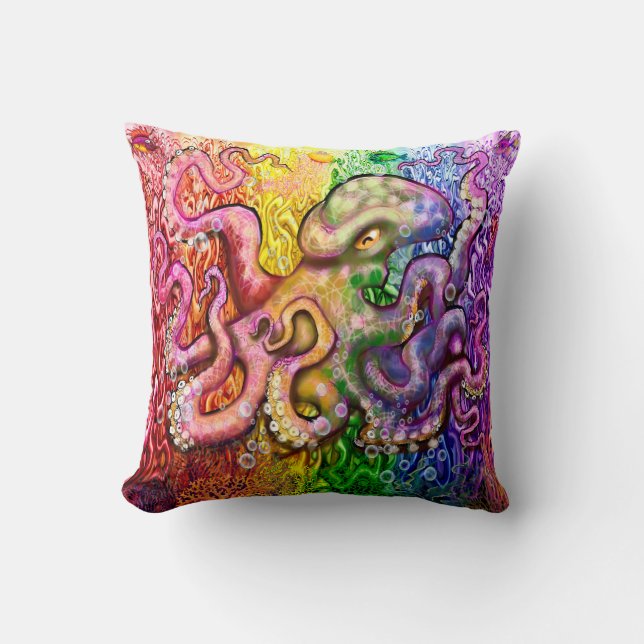 Octopus Kussen (Voorkant)