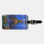 Octopus' Lair - kleurrijk Bagagelabel (Voorkant horizontaal)