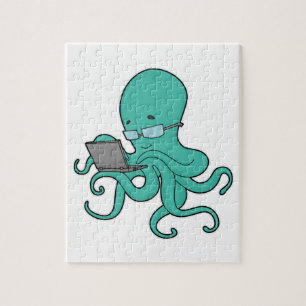 Octopus Laptop Legpuzzel