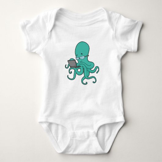 Octopus laptop romper (Voorkant)