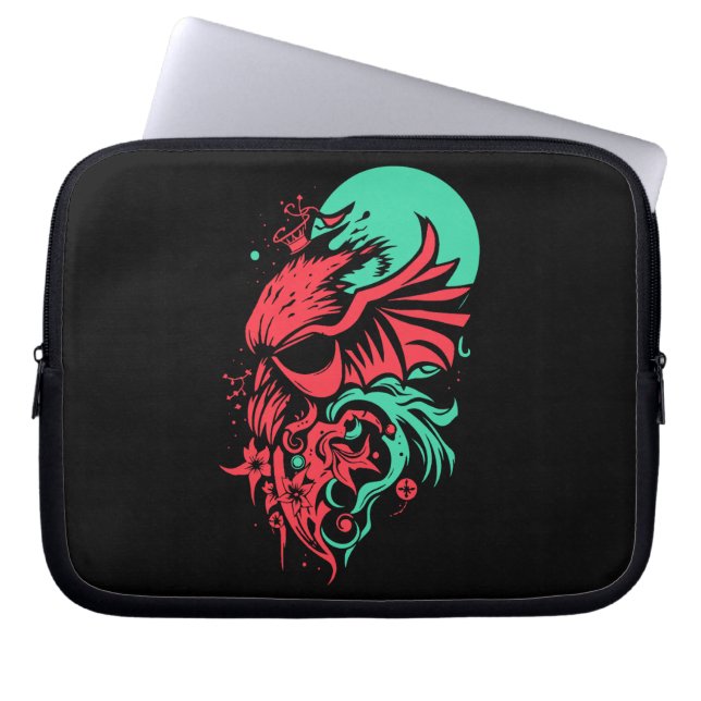 Octopus Laptop Sleeve (Voorkant)