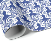 Octopus (light background) cadeaupapier (Rol Hoek)