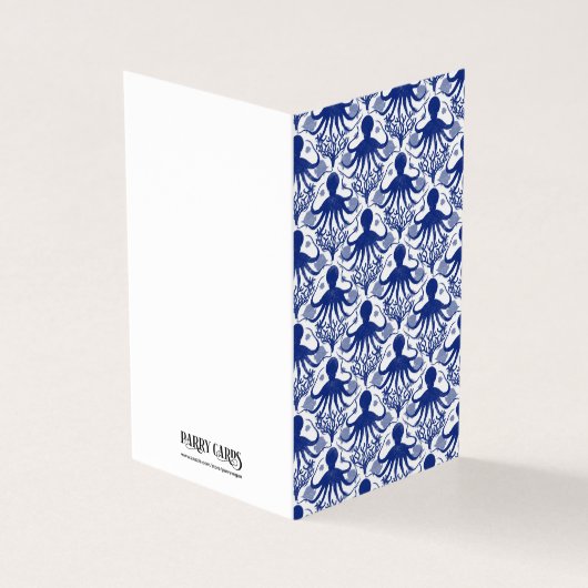 Octopus (light background) kaart (Buitenkant)