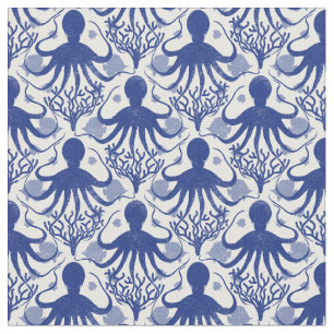 Octopus (light background) stof