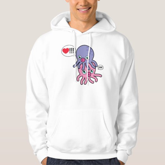 OCTOPUS LOVE Hoodie (Voorkant)