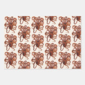  octopus Macropus, zeewaterdieren Inpakpapier Vel (Voorkant 2)