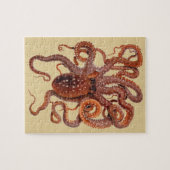  octopus Macropus, zeewaterdieren Legpuzzel (Horizontaal)