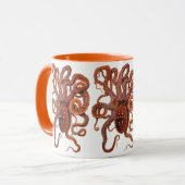 octopus Macropus, zeewaterdieren Mok (Voorkant links)