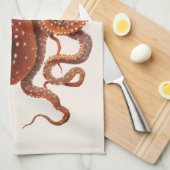  octopus Macropus, zeewaterdieren Theedoek (Quarter Fold)