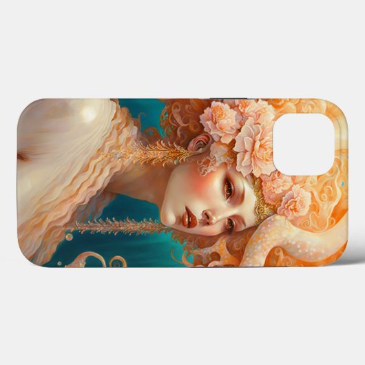 Octopus Mermaid Imaginaire Art Coque-Mate coque ip (Verso (horizontal))