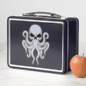 Octopus met 8 armen en schedel (In situ)