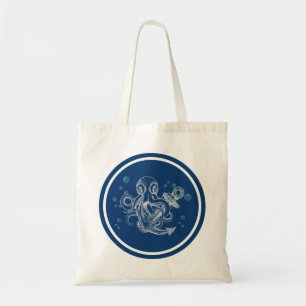 Octopus met Anker Tote Bag
