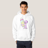 Octopus met Baby flesje Melk Hoodie (Voorkant volledig)