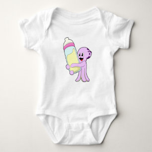 Octopus met Baby flesje Melk Romper