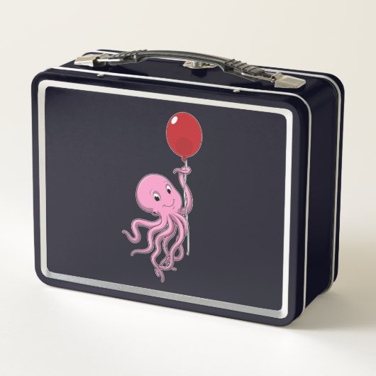 Octopus met ballon (Achterkant)
