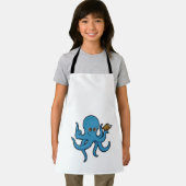 Octopus met boek schort (Insitu)