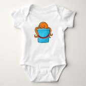 Octopus met Bucket Romper (Voorkant)