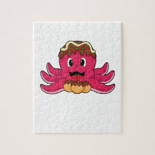 Octopus met Cake Legpuzzel