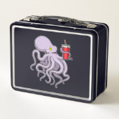 Octopus met Drink mok (Achterkant)