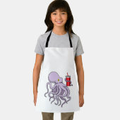 Octopus met Drink mok Schort (Insitu)