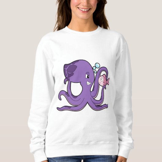 Octopus met Fish.PNG Trui (Voorkant)