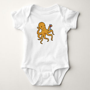 octopus met glas van ijs romper