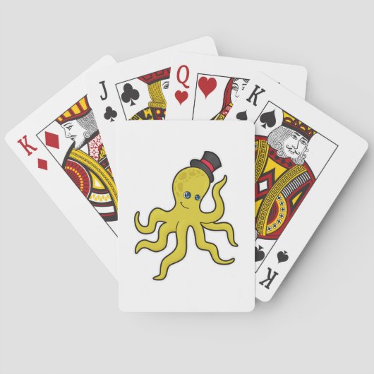 Octopus met Hoed Pokerkaarten (Achterkant)