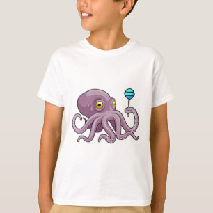 Octopus met Lollipop T-shirt