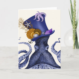 Octopus met Nautisch Pet Kaart