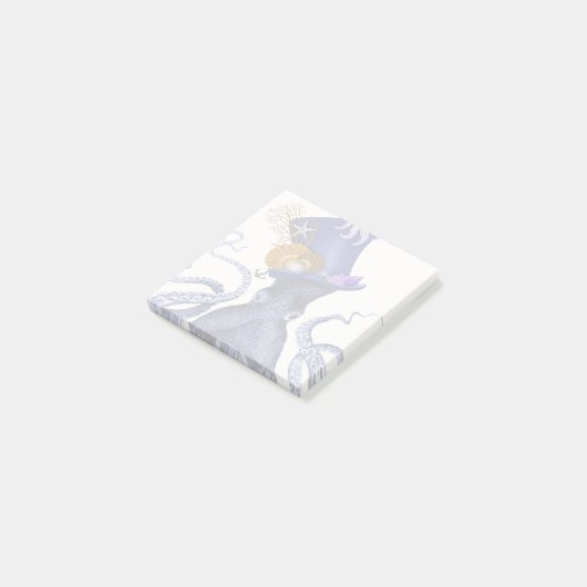 Octopus met Nautisch Pet Post-it® Notes (Schuin)